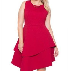 Eloquii fit and flare dress